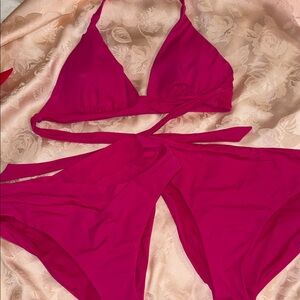 Victoria's Secret Fuchsia Bikini Set